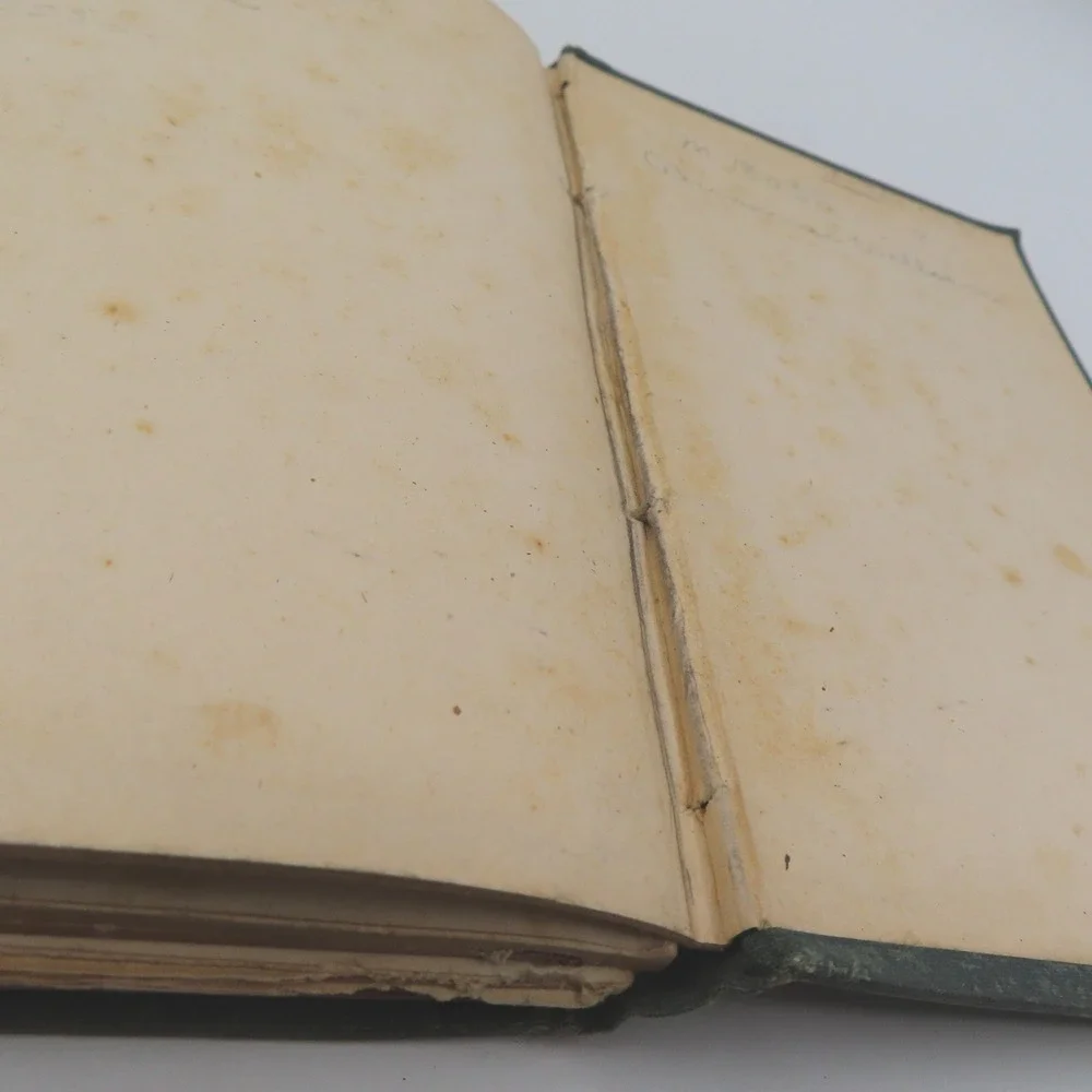 Antique Spencerian Shorthand Dictator Dictionary Reader Green Hardcover Book